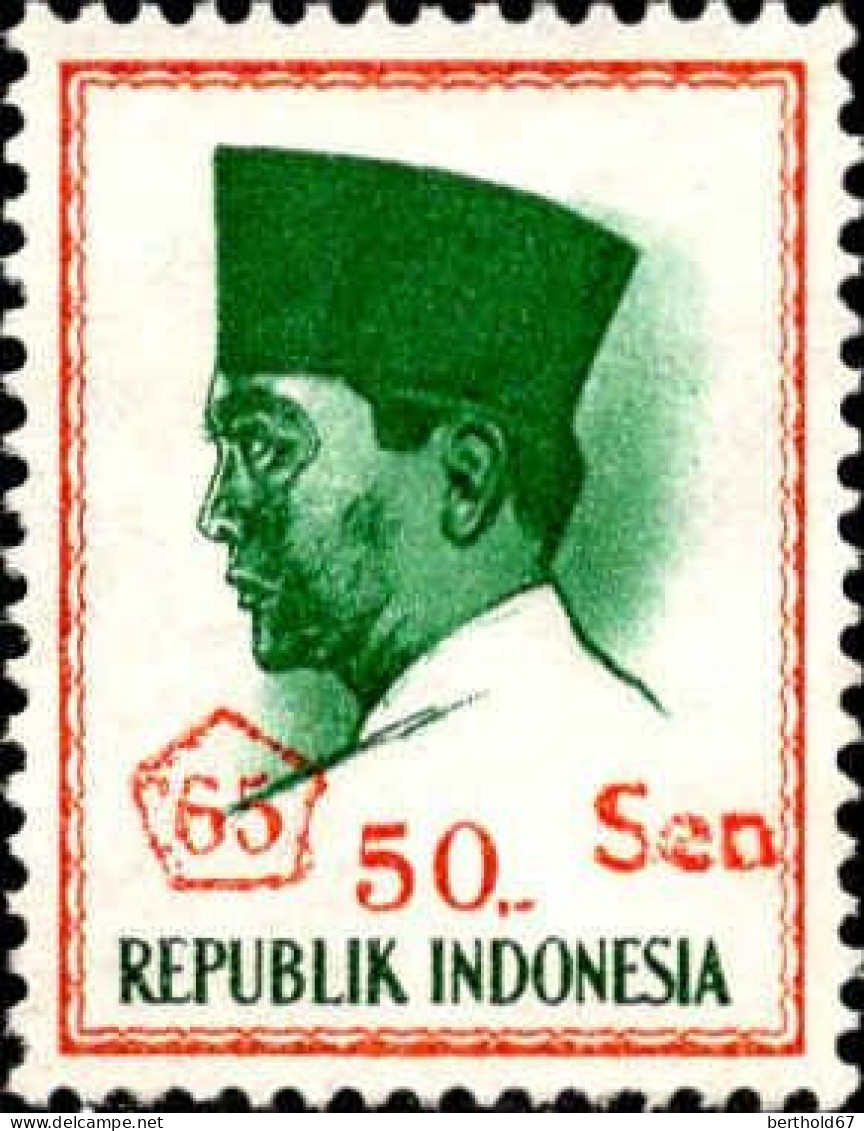 Indonesie Poste N* Yv: 450 Président Sukarno (sans Gomme) - Indonesien