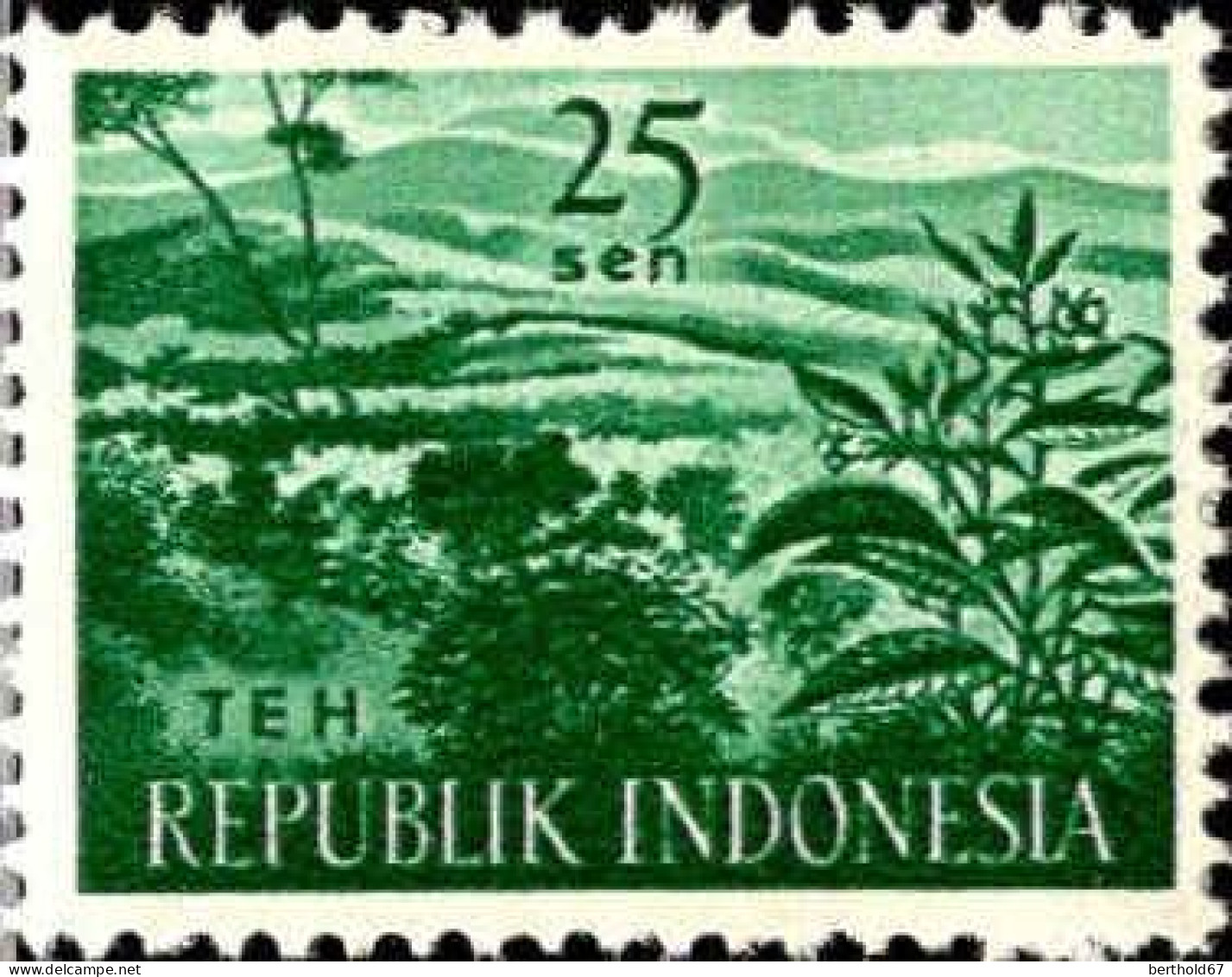 Indonesie Poste N** Yv: 216/221 Produits Agricoles 6 Tbres - Indonesien