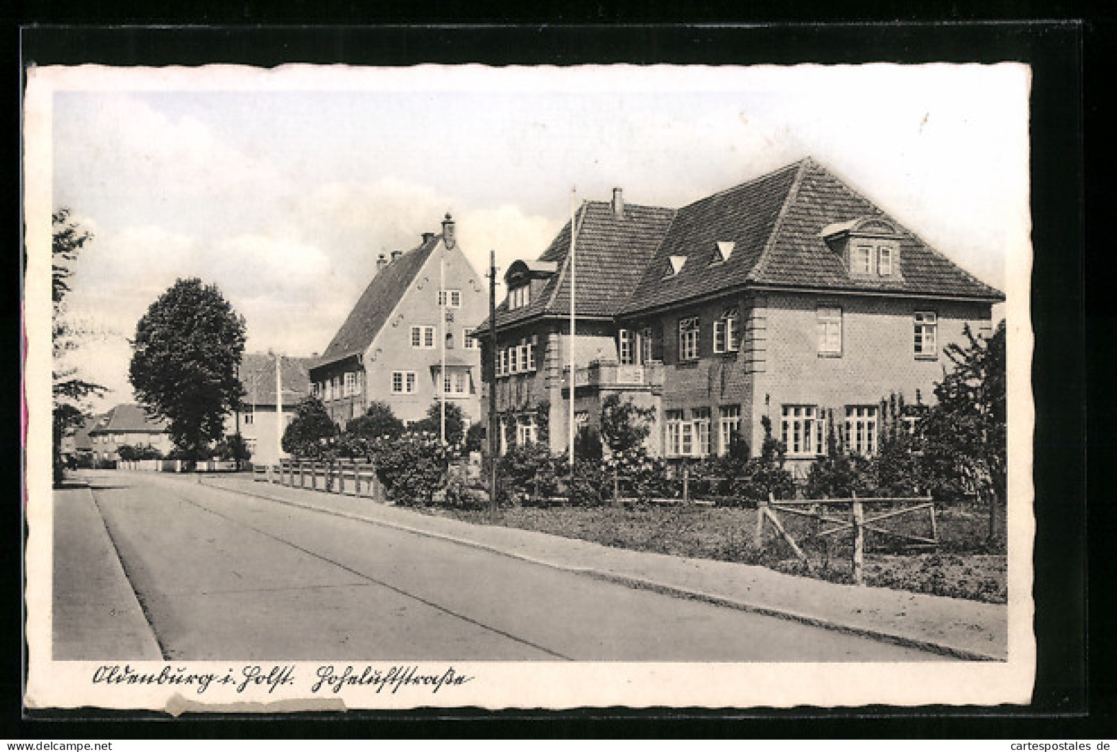 AK Oldenburg I. Holst., Häuser In Der Hoheluftstrasse  - Oldenburg (Holstein)