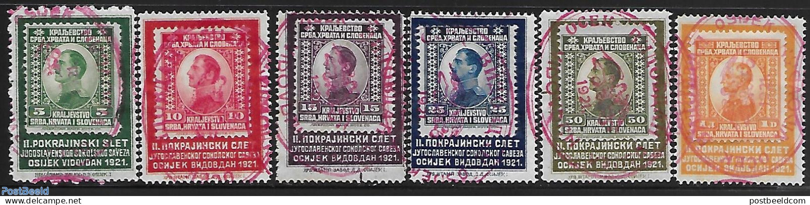 Yugoslavia 1922 Private Stamps,  6 V., Mint NH - Unused Stamps