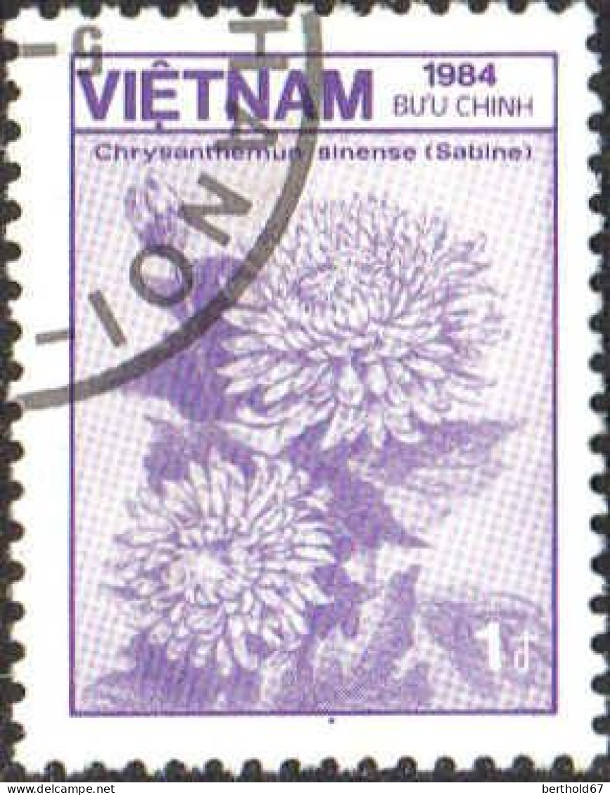 Vietnam Rep.Soc. Poste Obl Yv: 553/567 Faune & flore (Beau cachet rond)