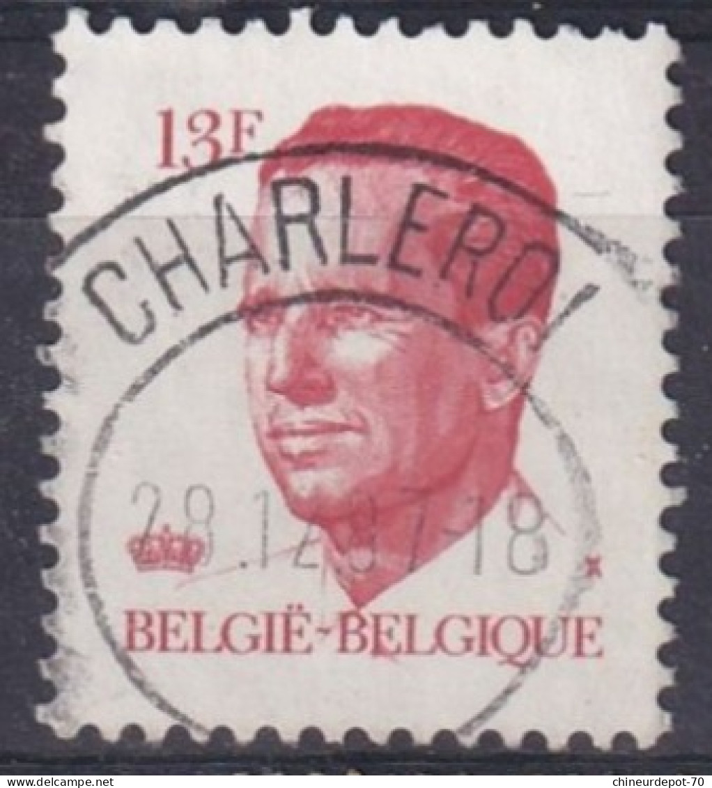 ROI KING BEAU CACHETS BRUXELLES 45c SCHAARBEEK 7c FONTAINE-VALMONT BDF1 ATH NIVELLES MARCHE EN FAMENNE BLANKENBERGHE .. - Used Stamps