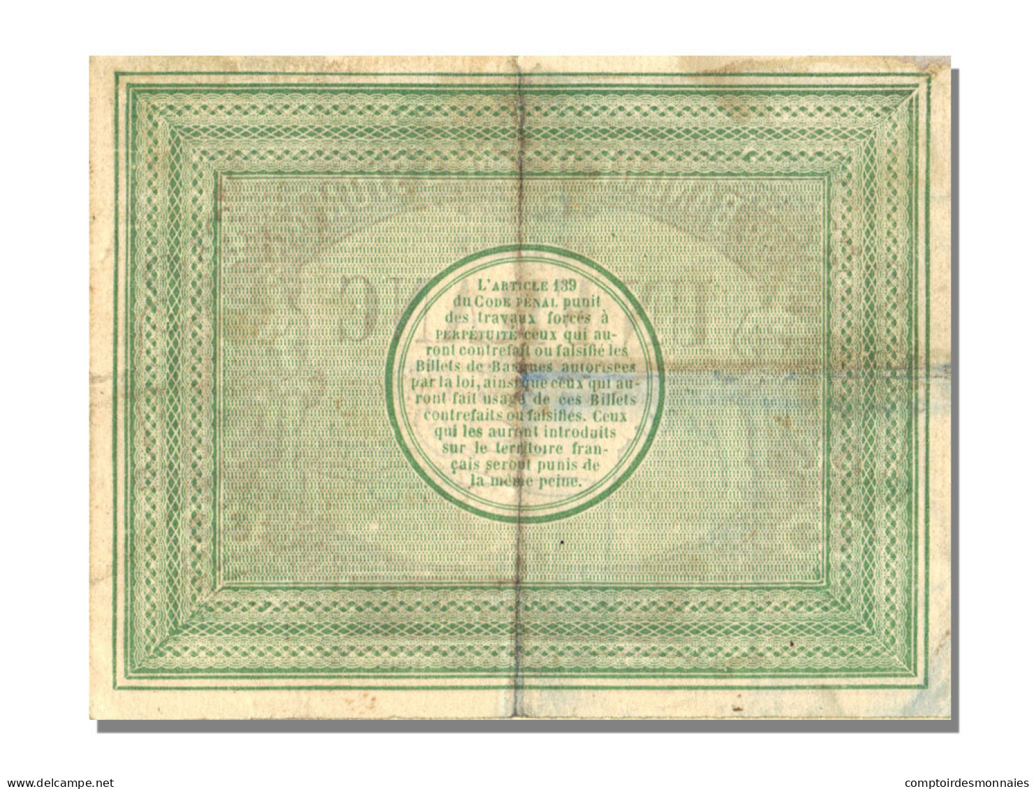 Billet, France, 1 Franc, 1870, TTB - Notgeld