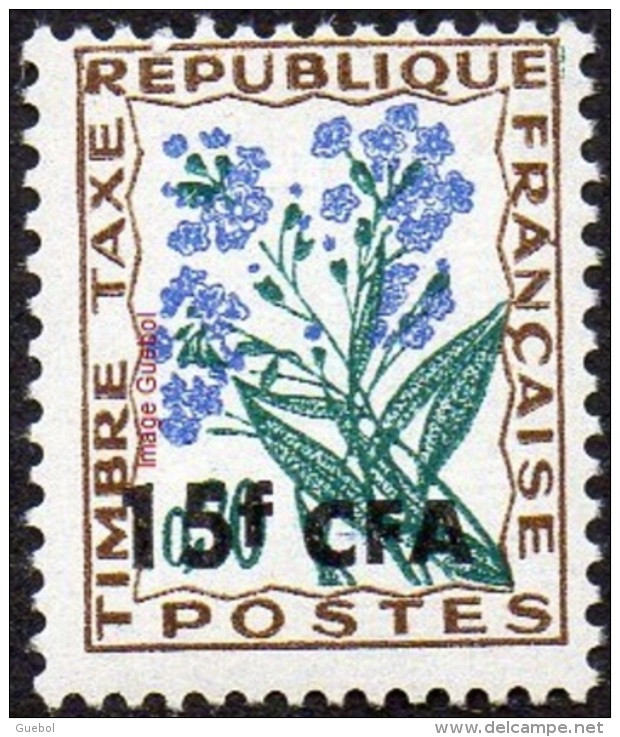 Réunion N° Taxe 51 ** Fleur Des Champs -  Fleur Des Champs - Myosotis - Segnatasse