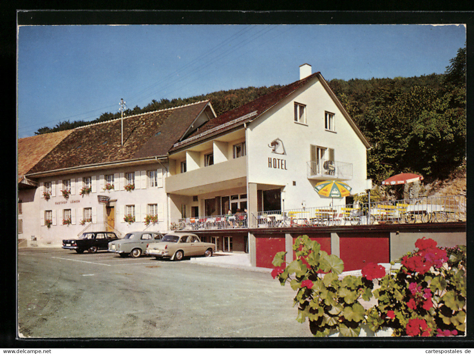 AK Hauenstein, Hotel Löwen, Bes. Familie Bitterli-Roth  - Autres & Non Classés