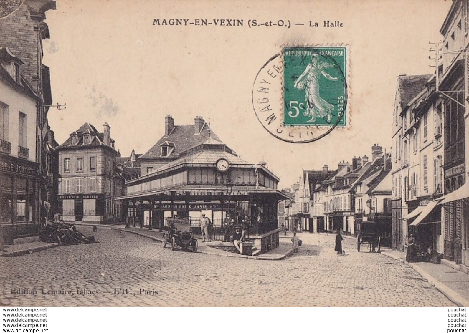 V31-95) MAGNY EN VEXIN -  LA HALLE - Magny En Vexin