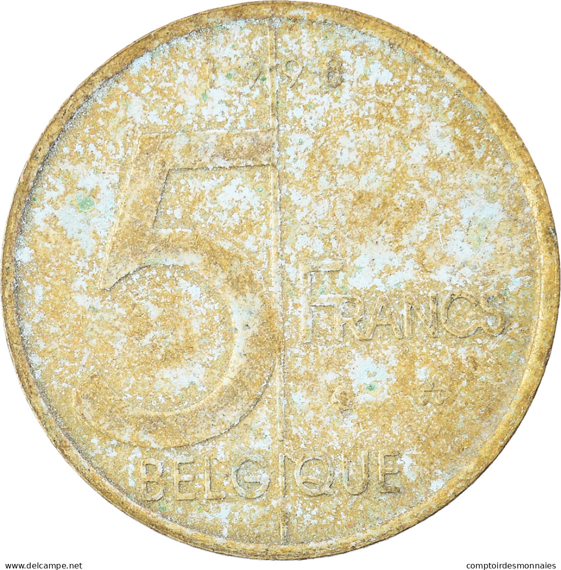 Monnaie, Belgique, 5 Francs, 5 Frank, 1996 - 5 Frank