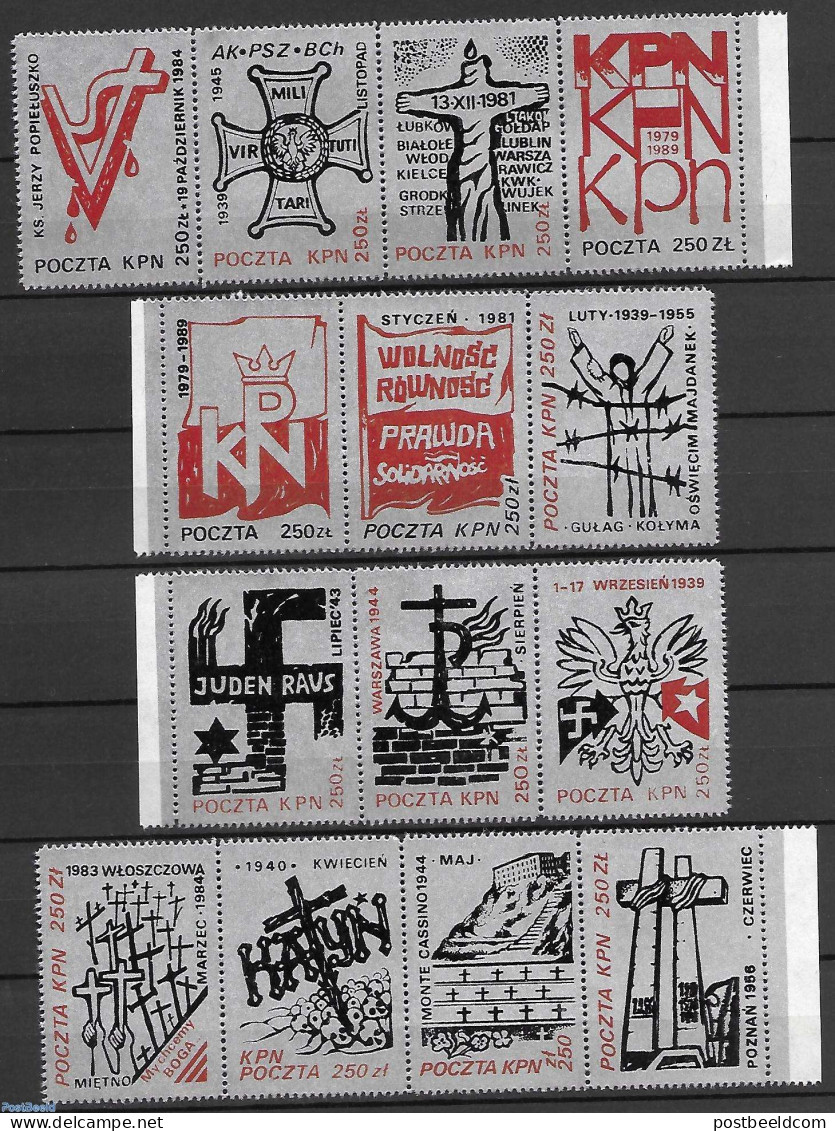 Poland 1981 Solidarnosc, Not Postage Valid., Mint NH, History - World War II - Unused Stamps