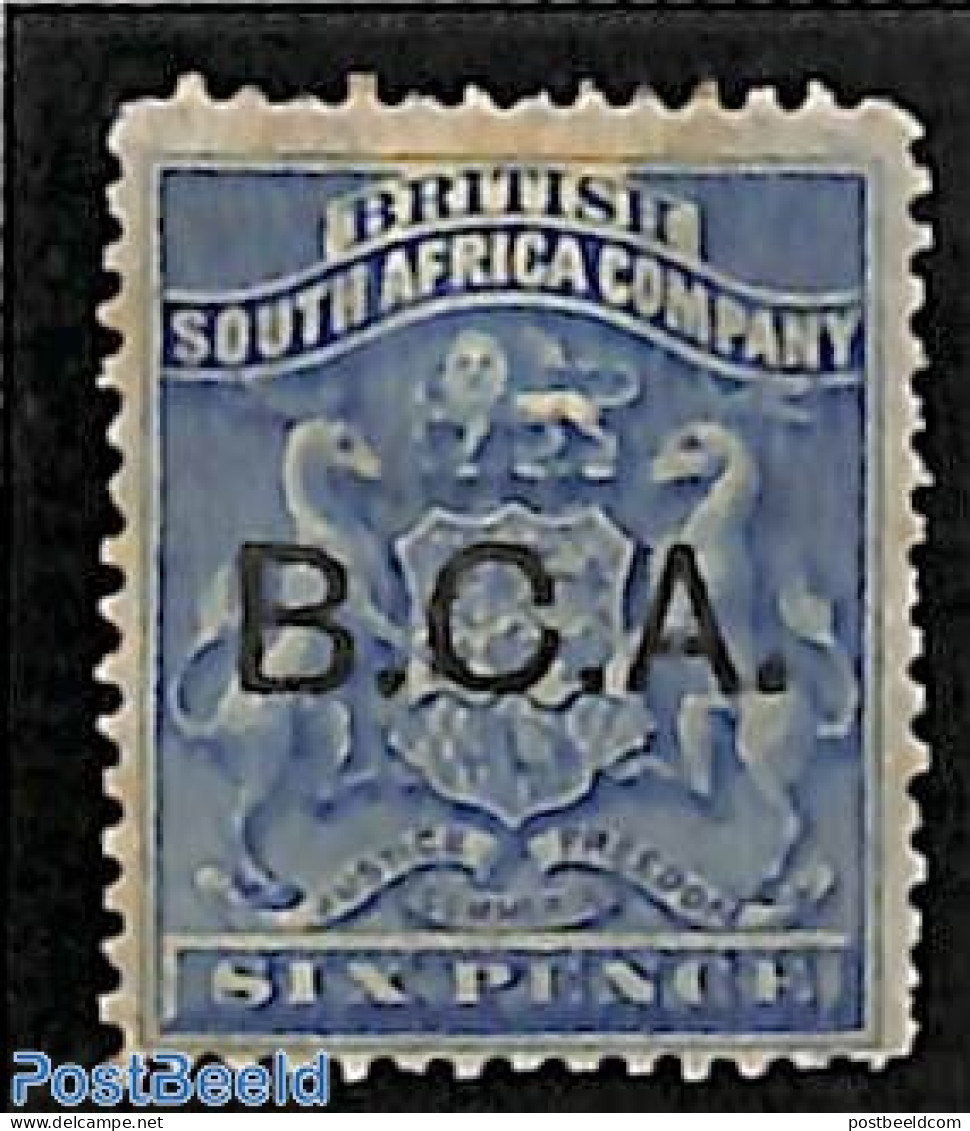 Nyasaland 1891 BCA, 6d, Stamp Out Of Set, Unused (hinged), History - Coat Of Arms - Nyassaland (1907-1953)