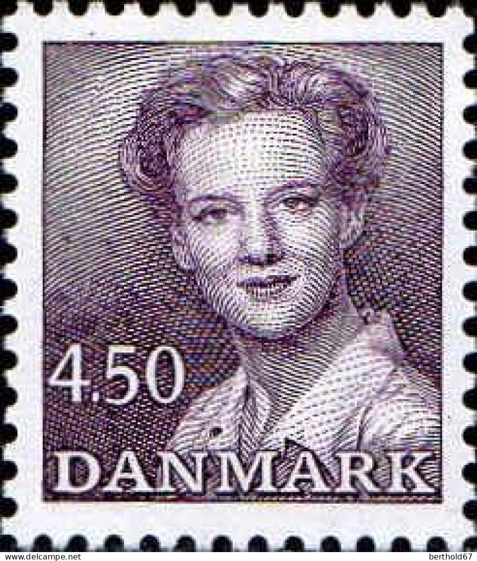 Danemark Poste N** Yv: 971 Mi:968 Margrethe II De Face - Ongebruikt