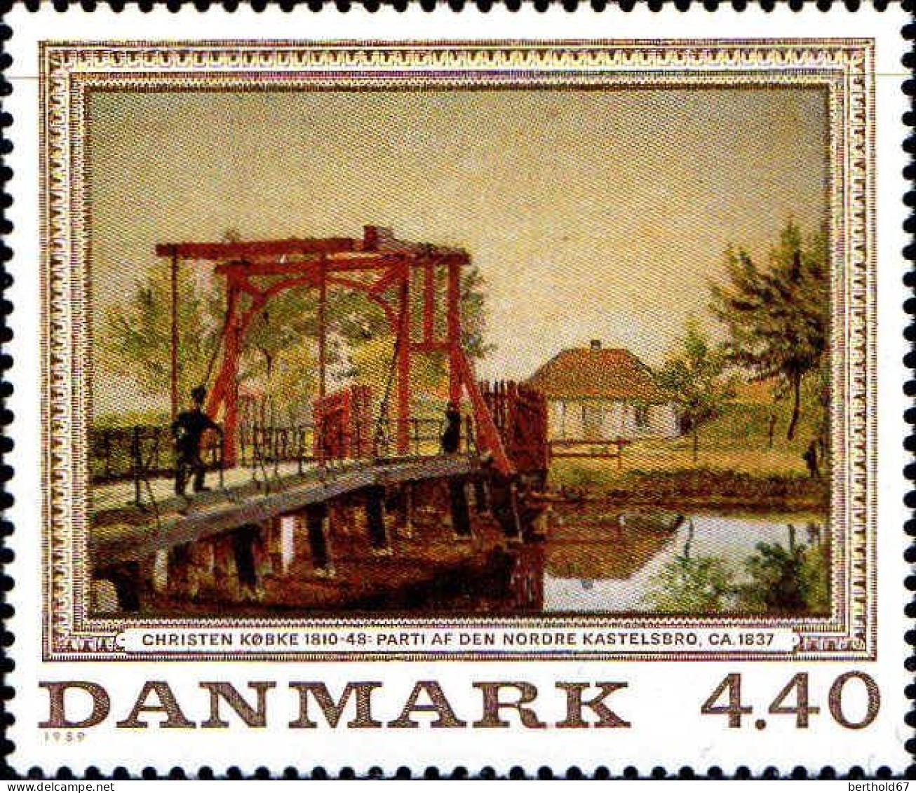 Danemark Poste N** Yv: 964 Mi:961 Christen Kobke - Unused Stamps