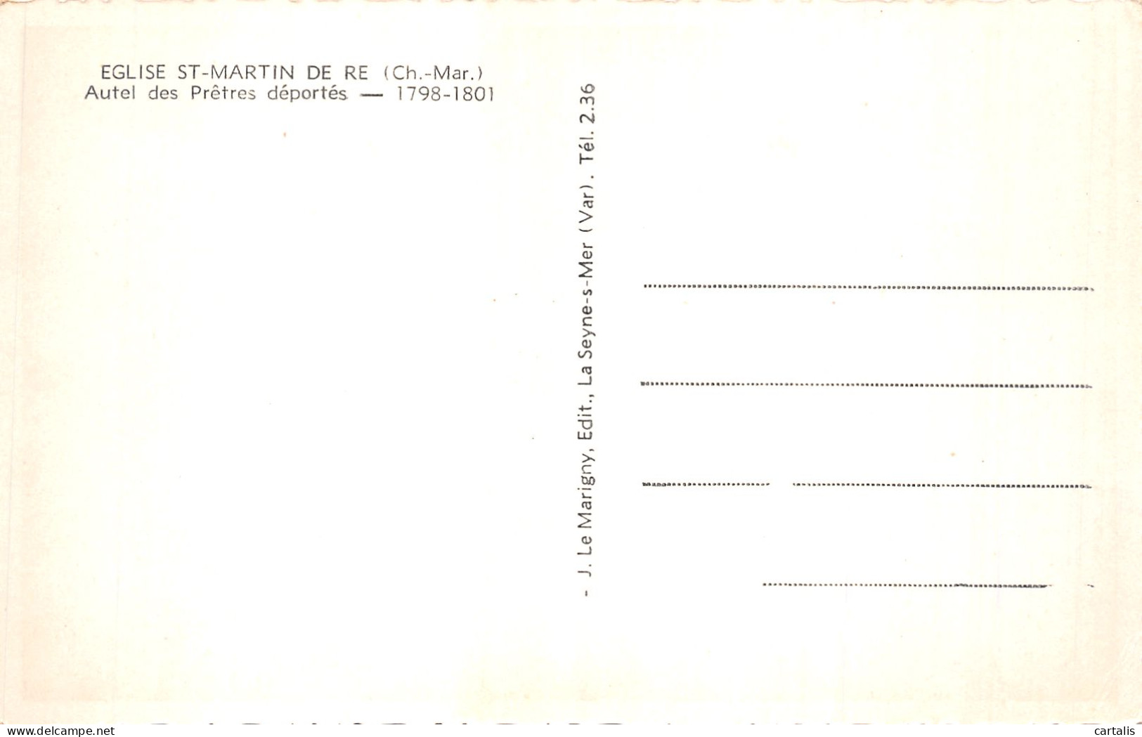 17-SAINT MARTIN DE RE-N°4491-G/0063 - Saint-Martin-de-Ré