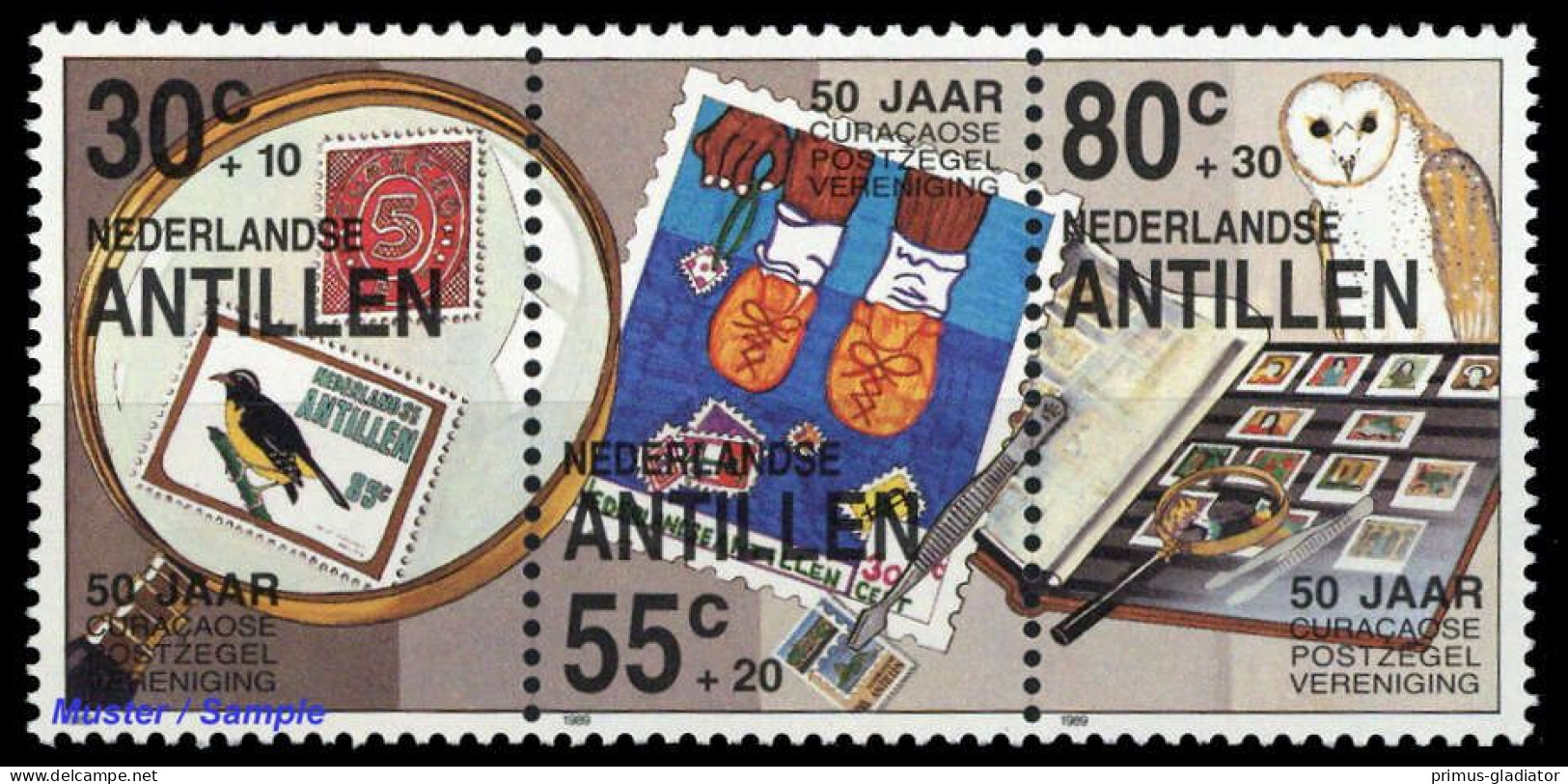 1989, Niederländische Antillen, 652-54, ** - Antilles