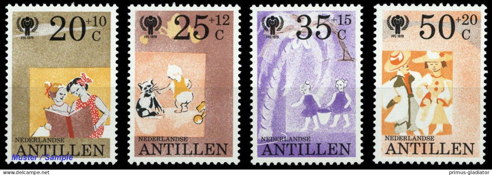 1979, Niederländische Antillen, 401-04, ** - Antillen