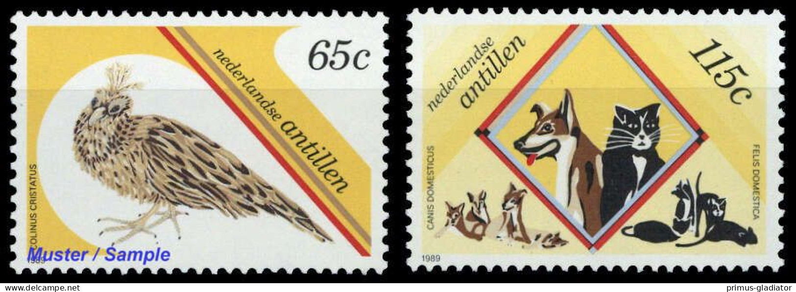 1989, Niederländische Antillen, 656-57, ** - Antillen