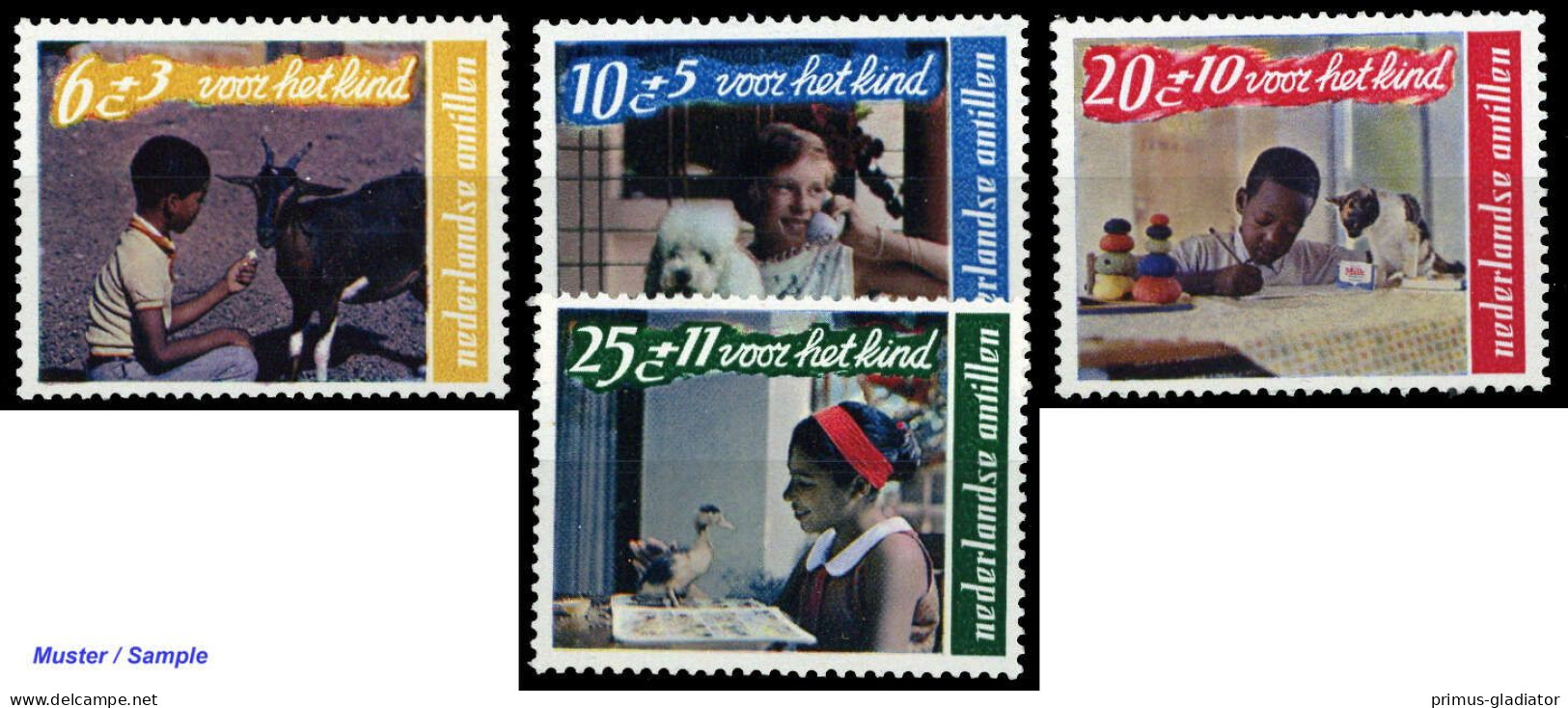 1968, Niederländische Antillen, 194-97, ** - Antilles