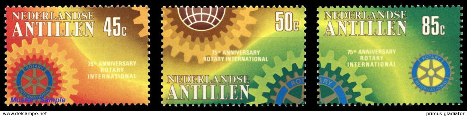 1980, Niederländische Antillen, 412-14, ** - Antille