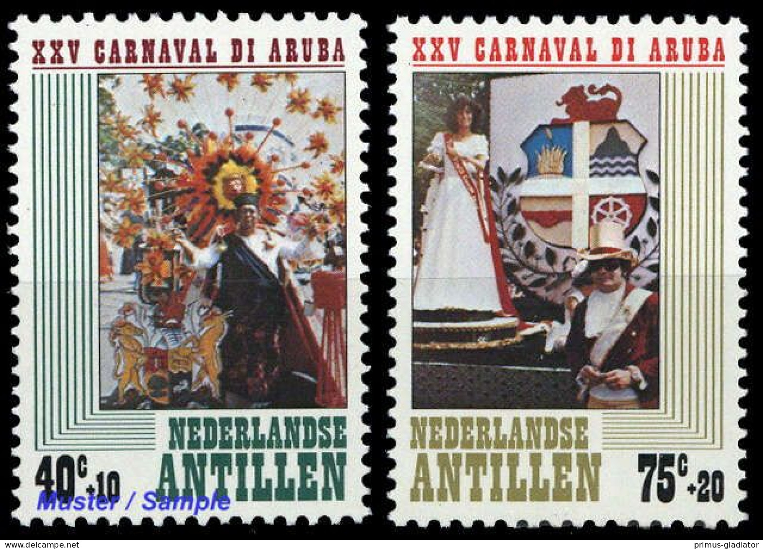 1979, Niederländische Antillen, 383-84, ** - Antillen
