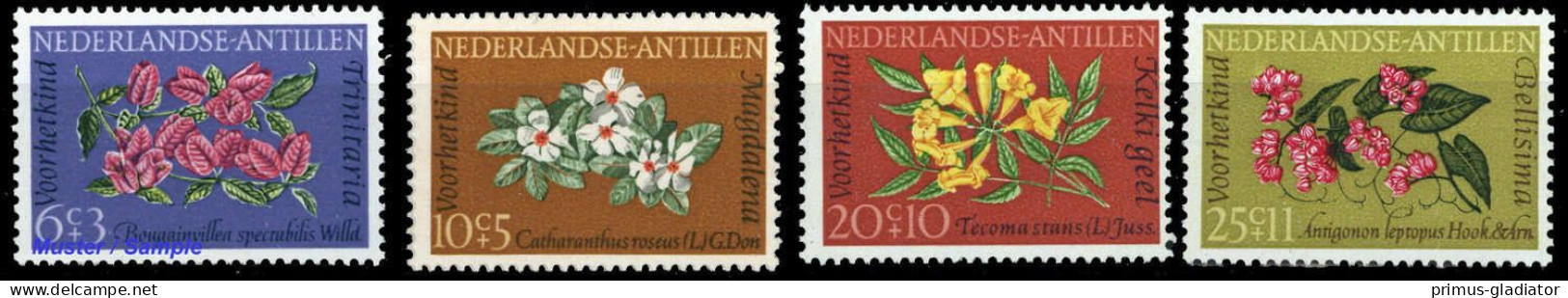 1964, Niederländische Antillen, 141-44, ** - Antillen