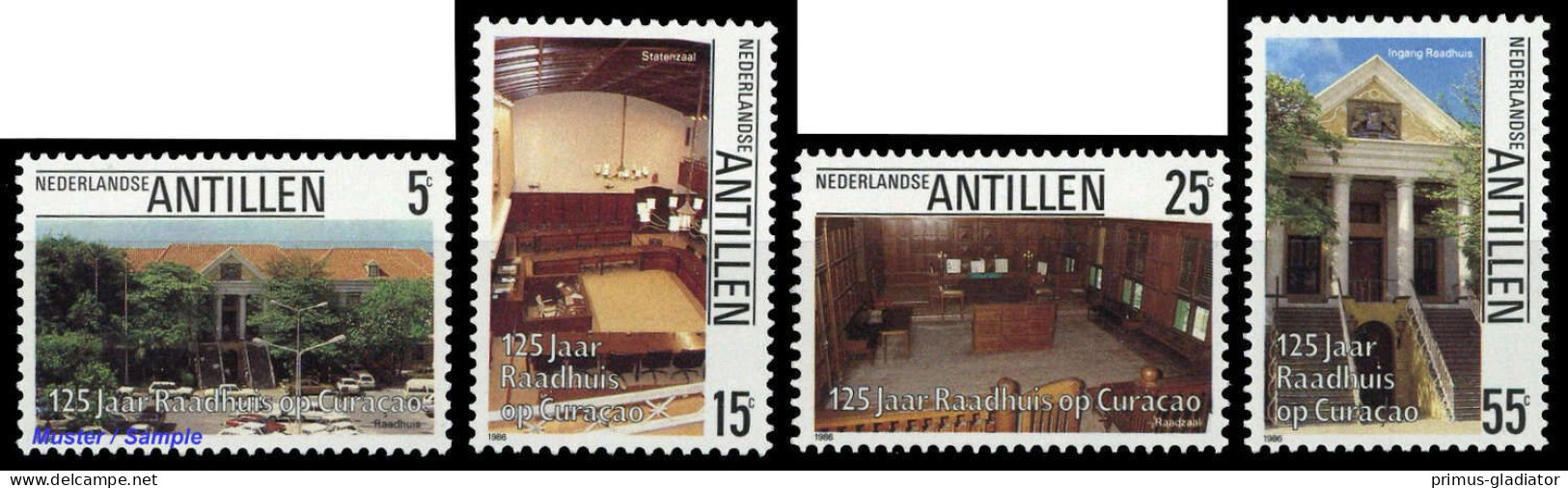 1986, Niederländische Antillen, 578-81, ** - Antillas Holandesas