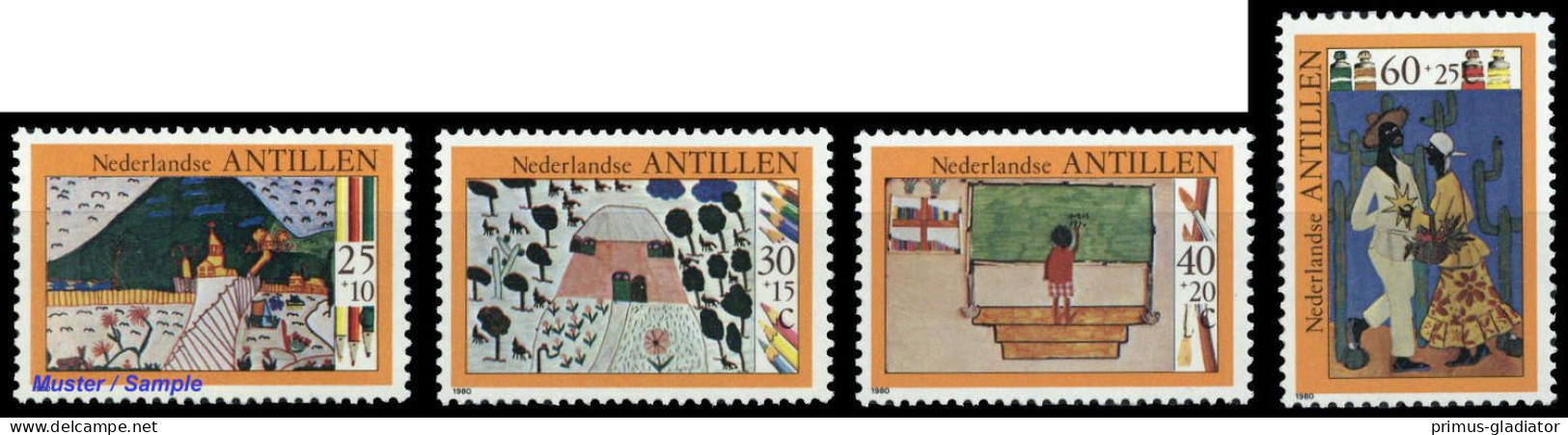 1980, Niederländische Antillen, 432-35, ** - West Indies