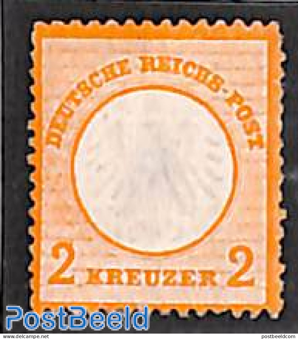 Germany, Empire 1872 2kr, Unused Without Gum, Unused (hinged) - Unused Stamps