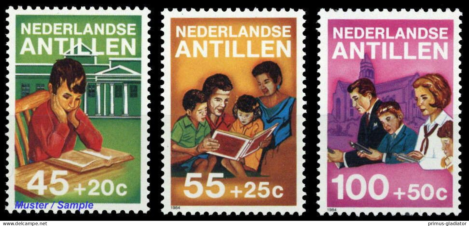 1984, Niederländische Antillen, 542-44, ** - Antillen