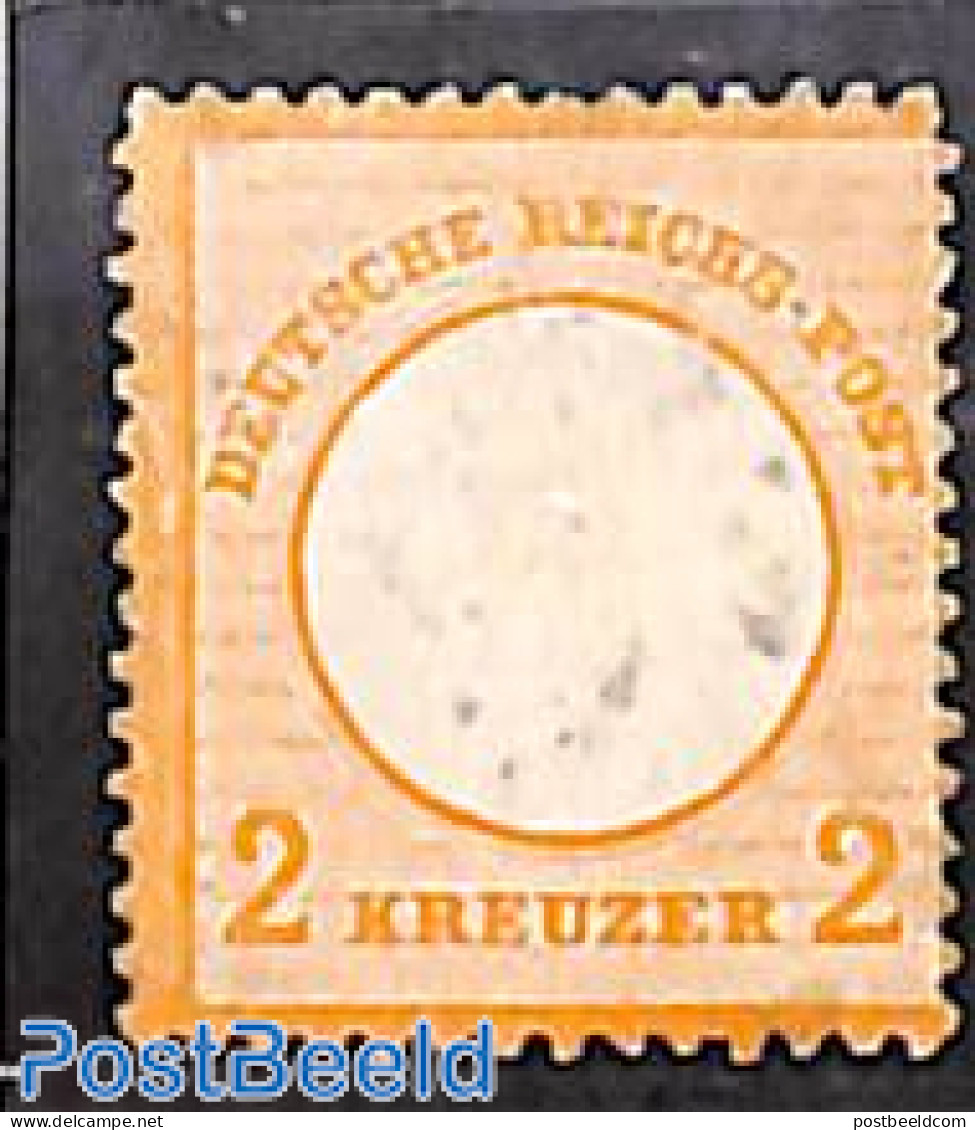 Germany, Empire 1872 2kr, Unused Without Gum, Unused (hinged) - Nuevos