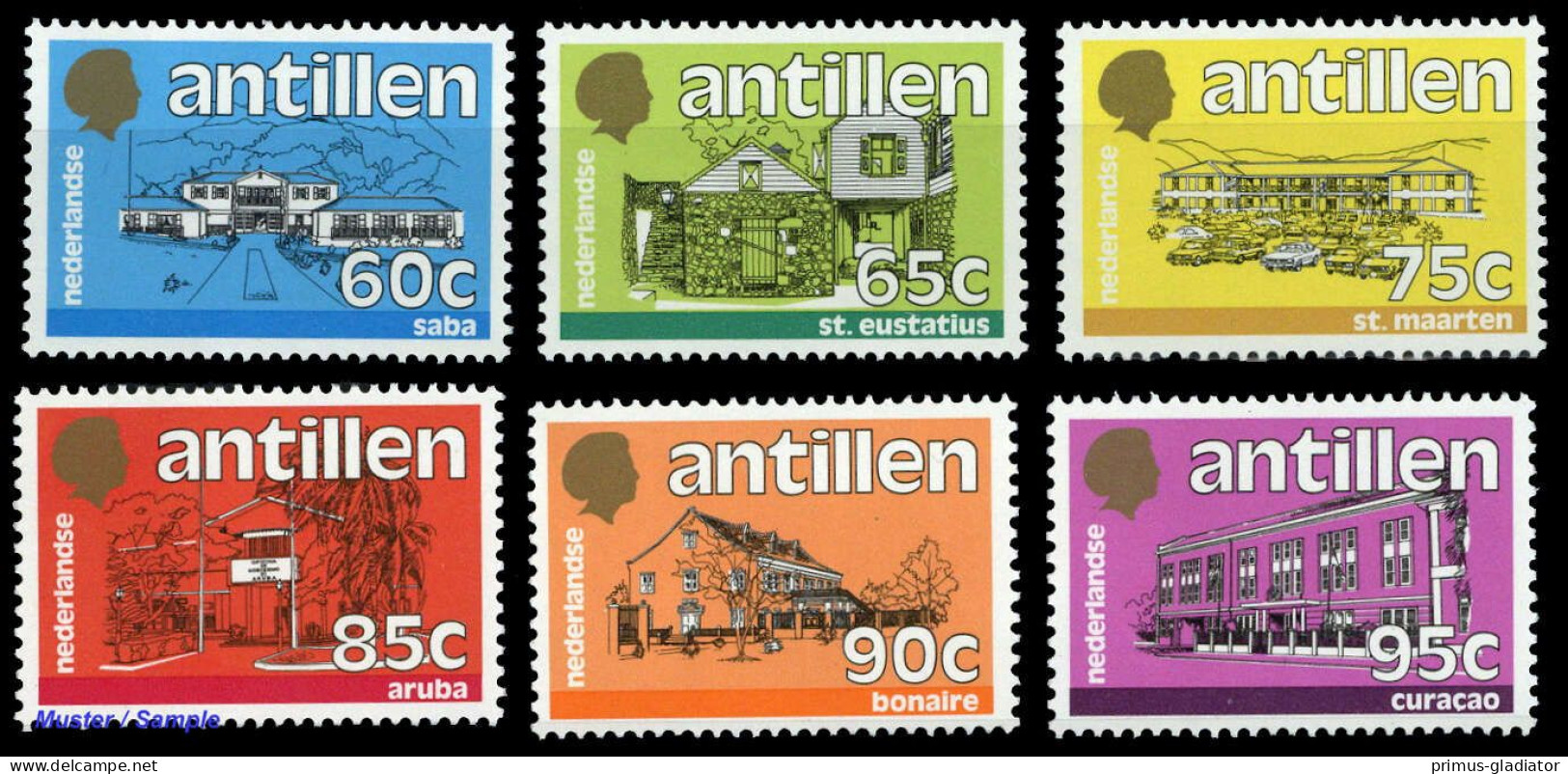 1984, Niederländische Antillen, 530-35, ** - Antilles