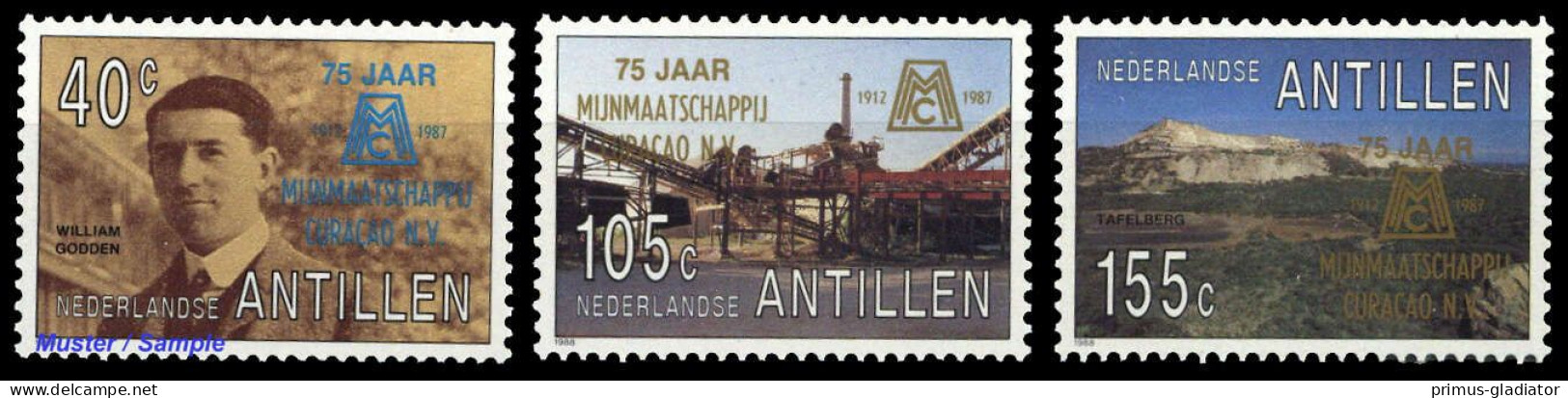 1988, Niederländische Antillen, 627-29, ** - Antilles