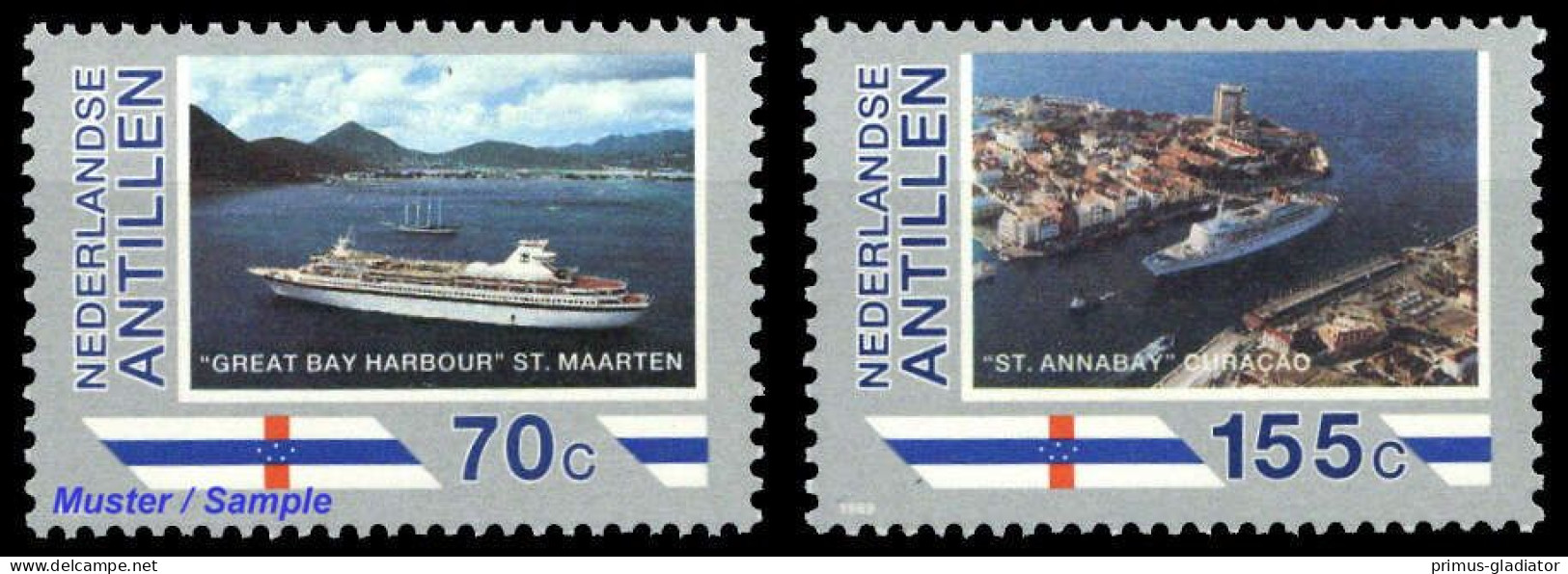 1989, Niederländische Antillen, 658-59, ** - Antillen