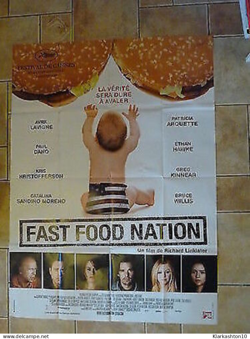 Affiche 120 X 160 FAST FOOD NATION De Richard Linklater Bruce Willis - Afiches