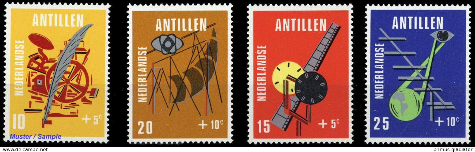 1970, Niederländische Antillen, 220-23, ** - Antillas Holandesas