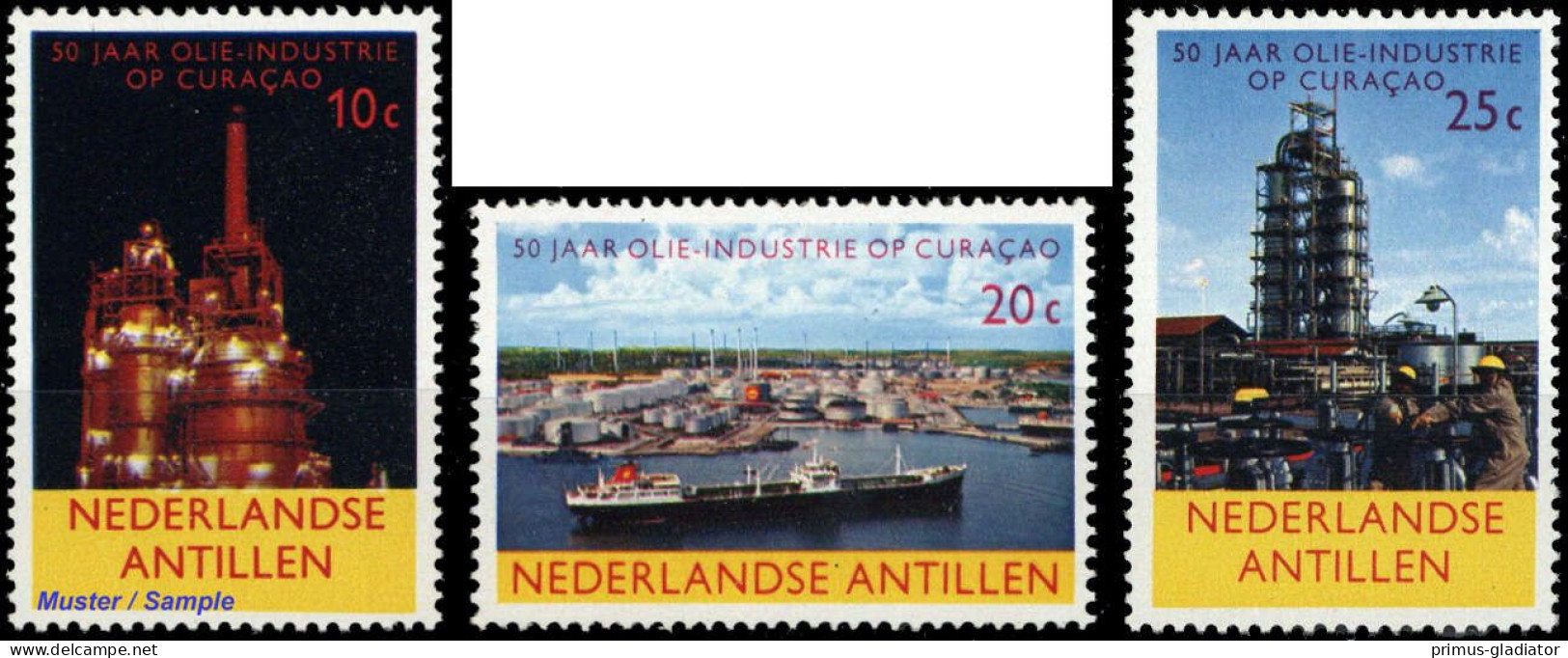 1965, Niederländische Antillen, 149-51, ** - Antilles