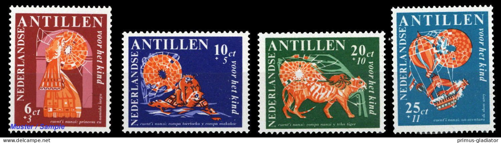 1967, Niederländische Antillen, 183-86, ** - Antillen