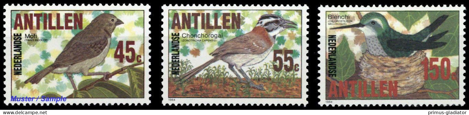 1984, Niederländische Antillen, 536-38, ** - Antillas Holandesas