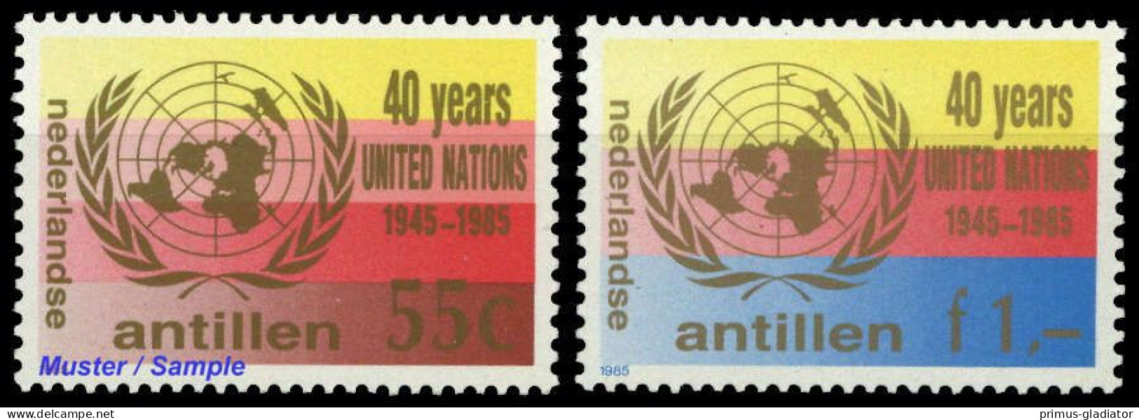 1985, Niederländische Antillen, 560-61, ** - West Indies