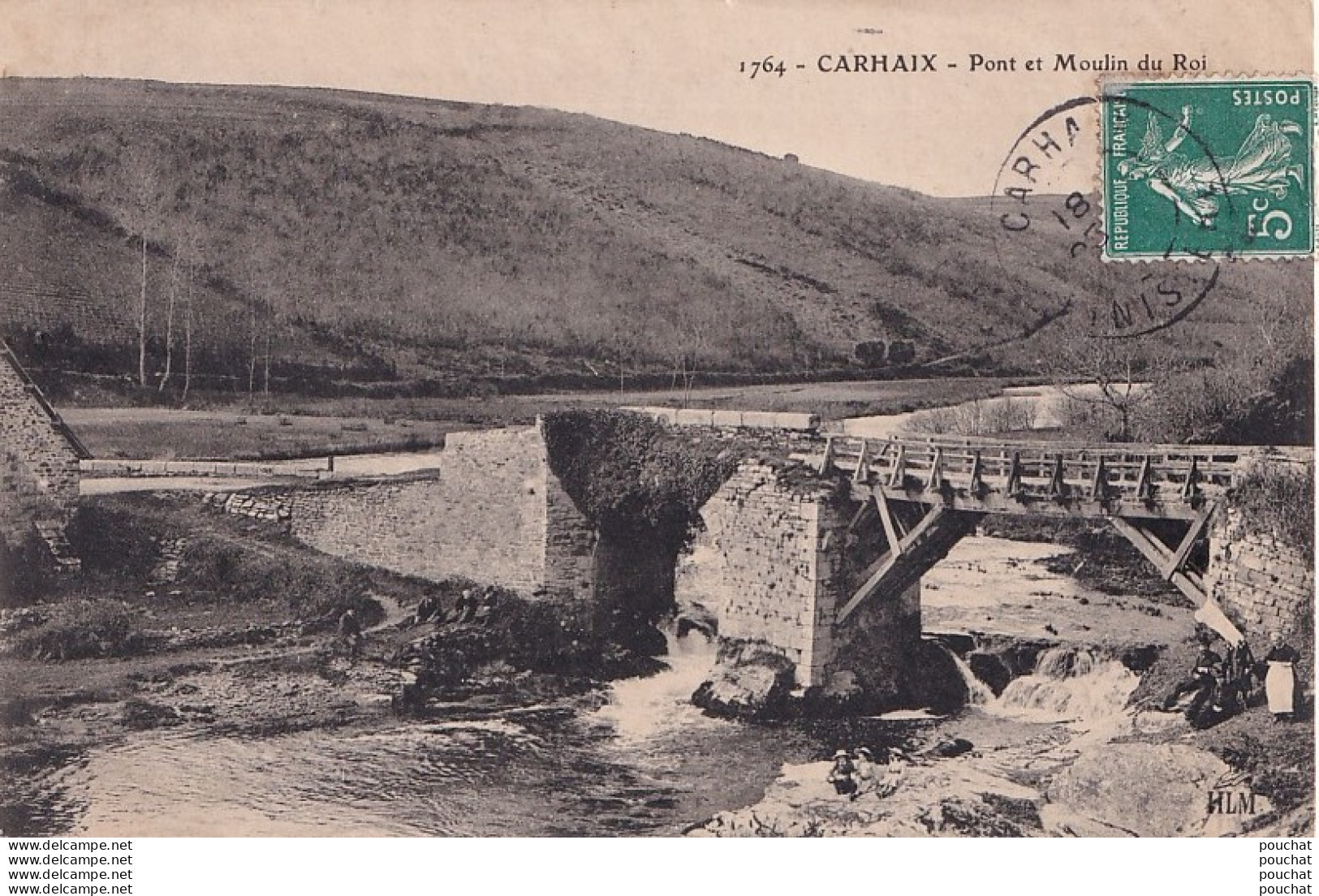 A11-29) CARHAIX - PONT ET MOULIN DU ROI - ( ANIMEE ) - Carhaix-Plouguer