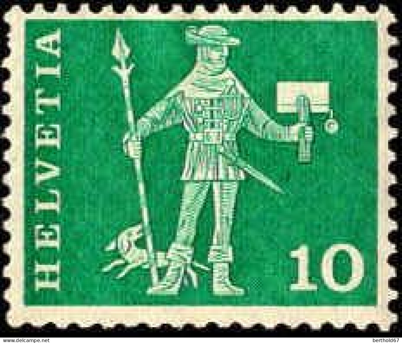 Suisse Poste N* Yv: 644 Mi:697x Messager De Schwyz (sans Gomme) - Unused Stamps