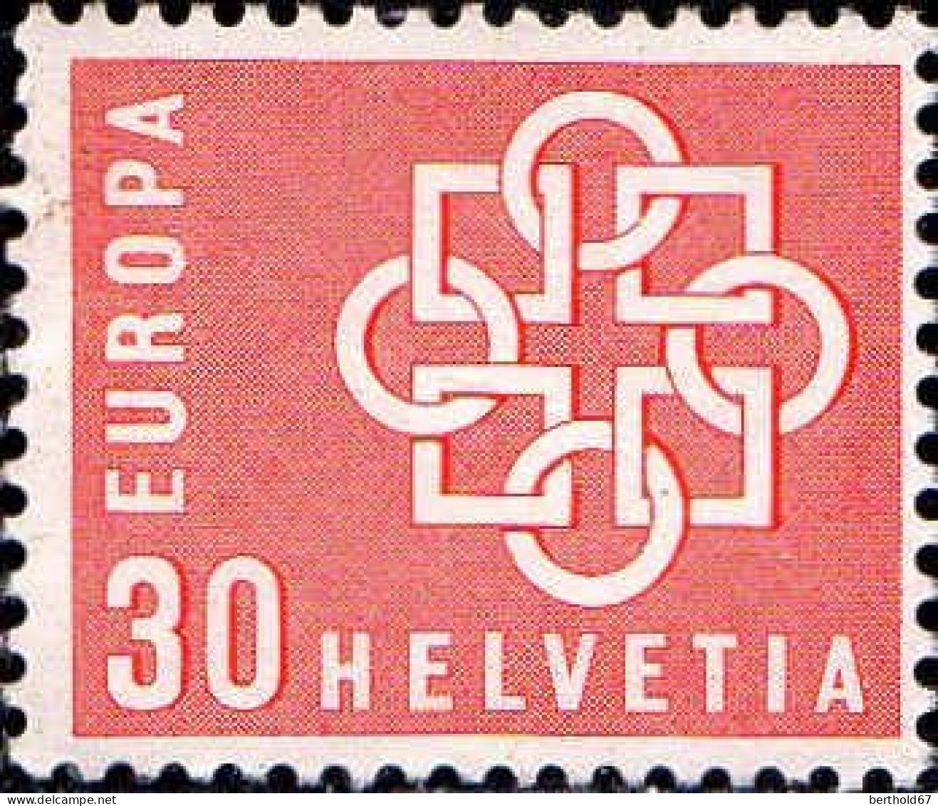 Suisse Poste N* Yv: 630 Mi:679 Europa Graphisme (défaut Gomme) Plis - Unused Stamps