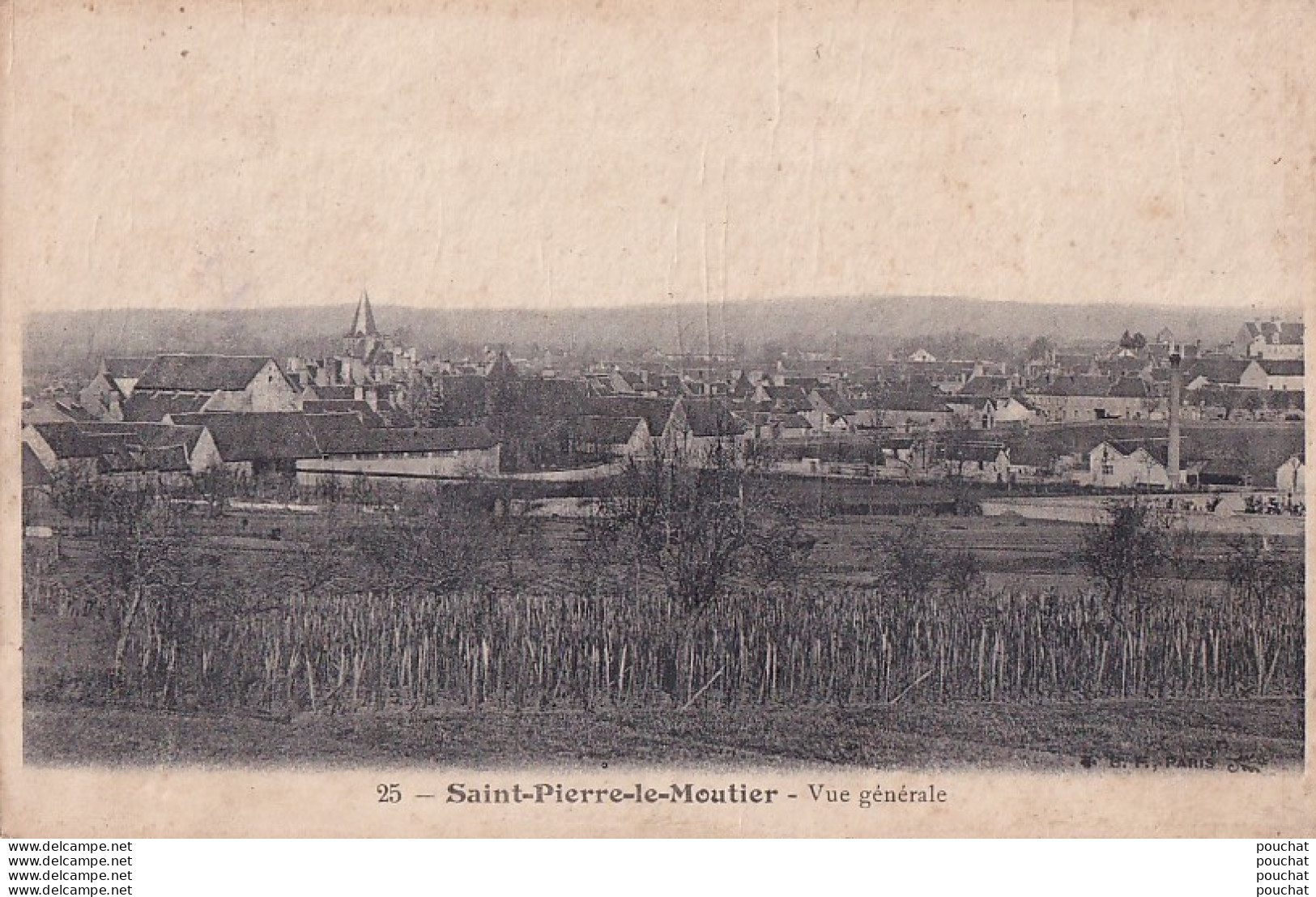 A20-58) SAINT PIERRE LE MOUTIER (NIEVRE) VUE GENERALE - ( 2 SCANS ) - Saint Pierre Le Moutier