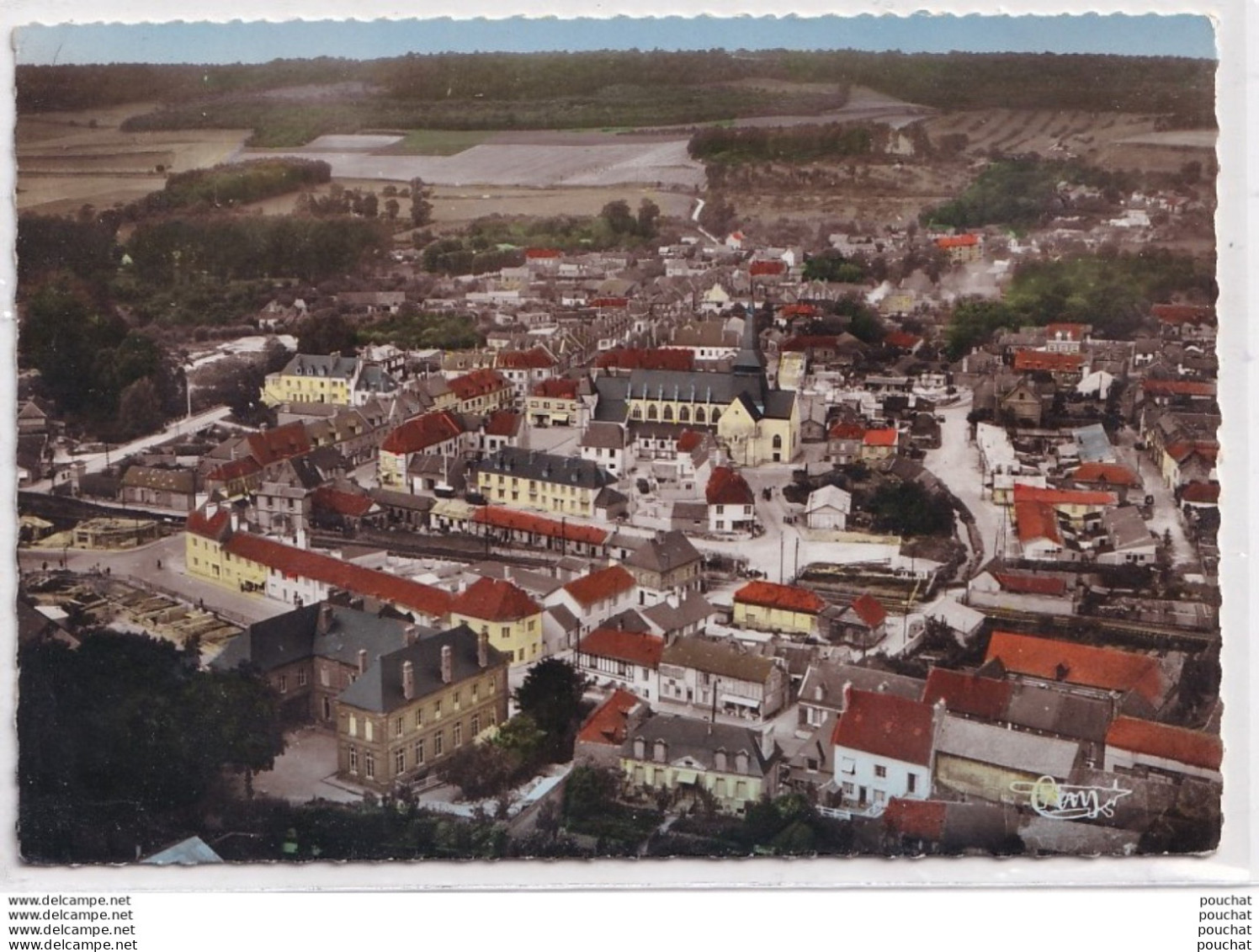 A24-76) BLANGY SUR BRESLE (SEINE MARITIME)  VUE AERIENNE - ( 2 SCANS ) - Blangy-sur-Bresle