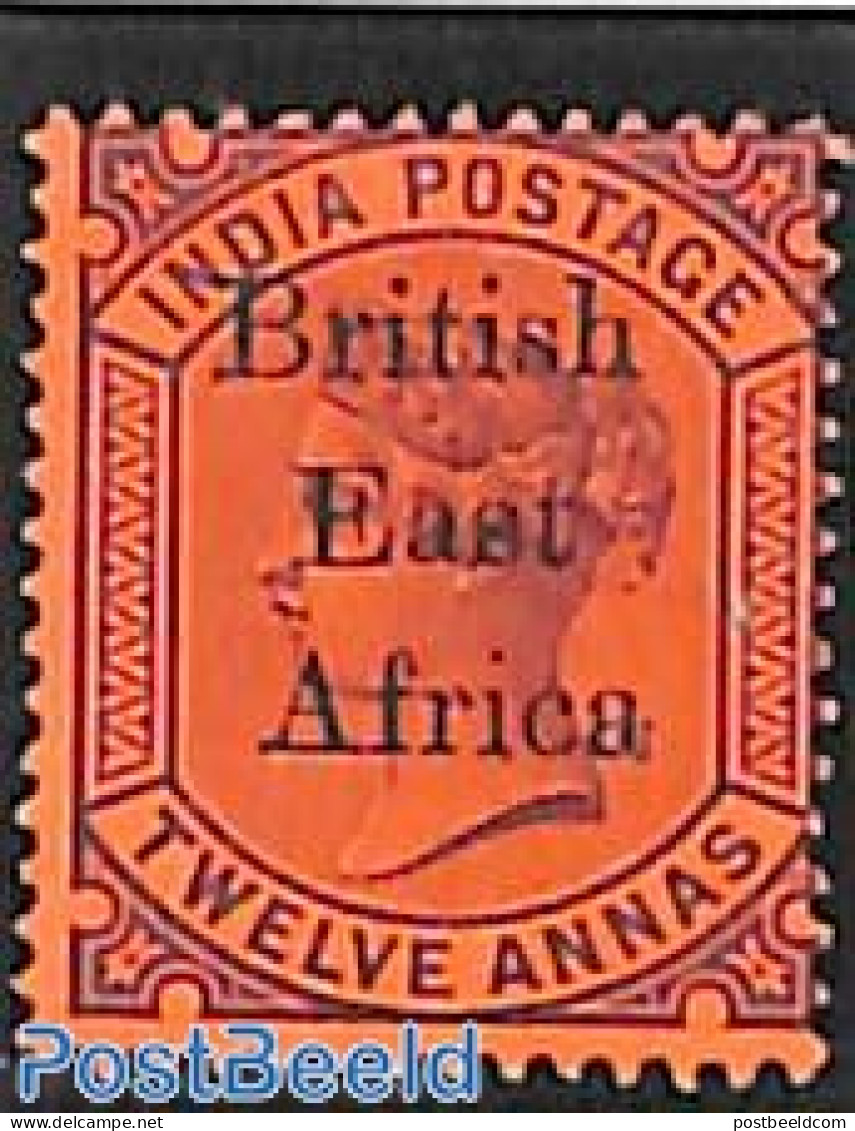 Kenia 1895 12a, Victoria, Stamp Out Of Set, Unused (hinged) - Otros & Sin Clasificación