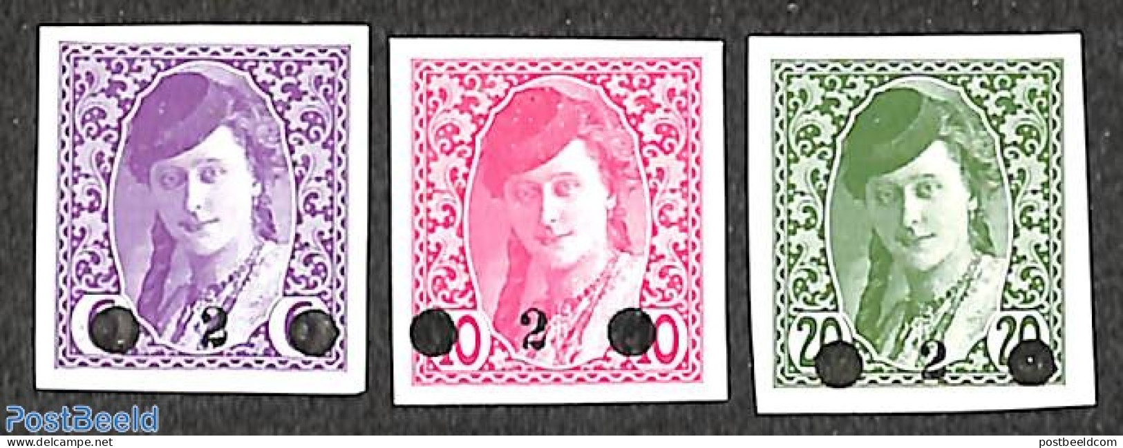 Yugoslavia 1919 Overprints 3v, Unused (hinged) - Unused Stamps