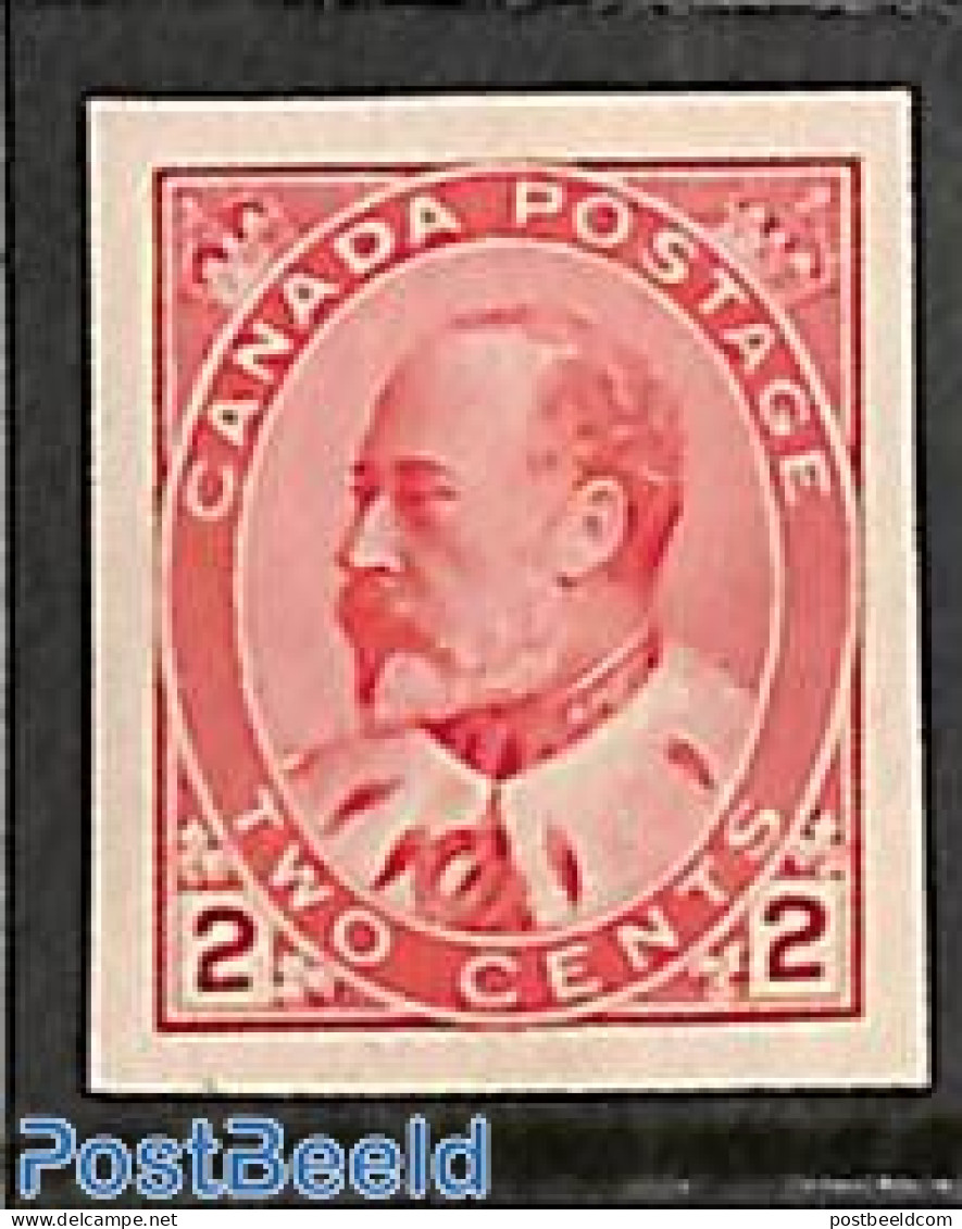 Canada 1903 2c, Imperforated, Unused (hinged) - Nuevos