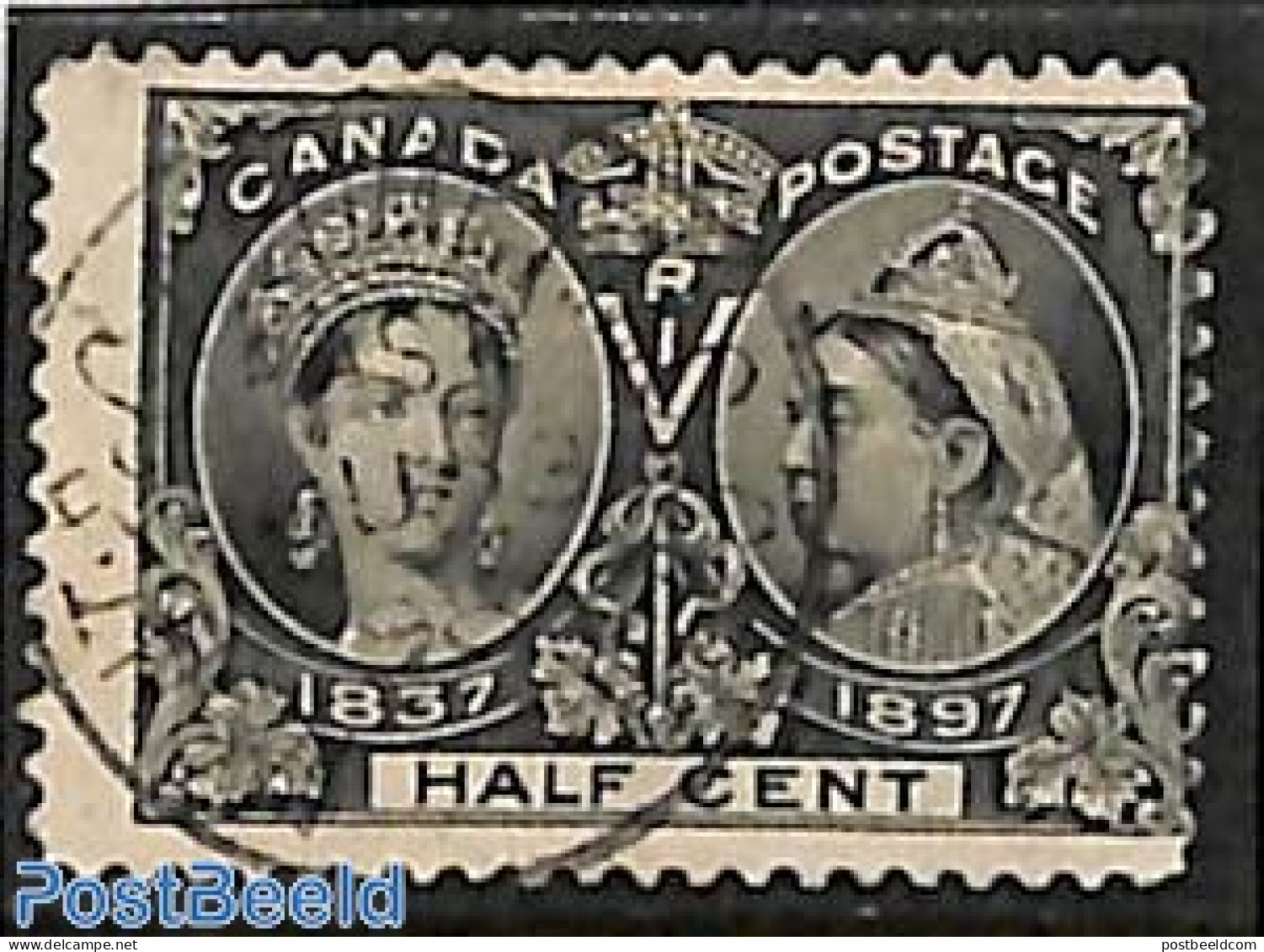 Canada 1897 1/2c, Used, Used Stamps - Gebruikt