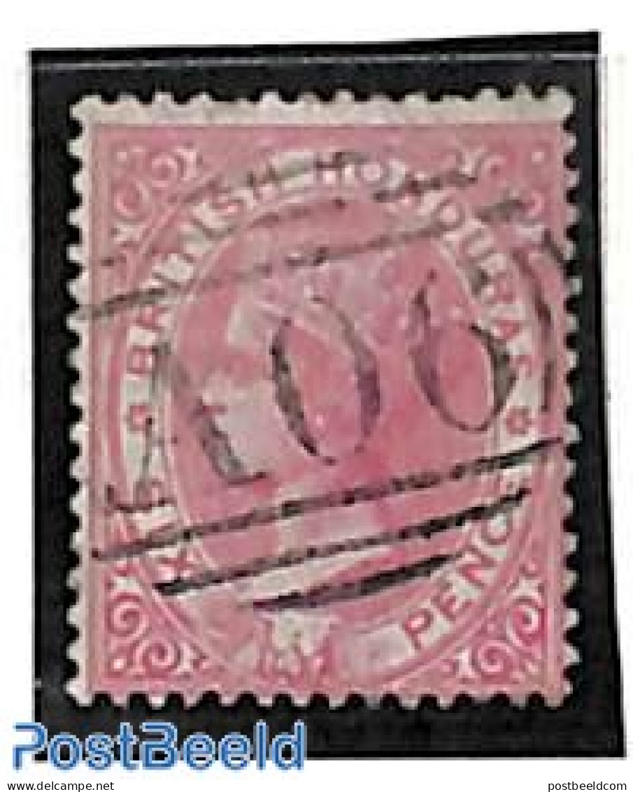 Belize/British Honduras 1865 6d, Without WM, Used, Used Stamps - British Honduras (...-1970)