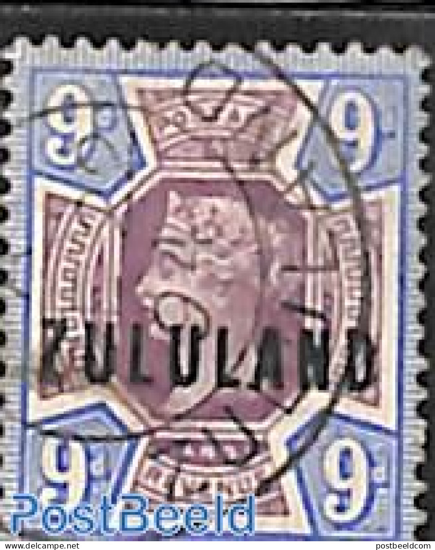 South Africa 1888 Zululand, 9d, Used, Used Stamps - Gebruikt