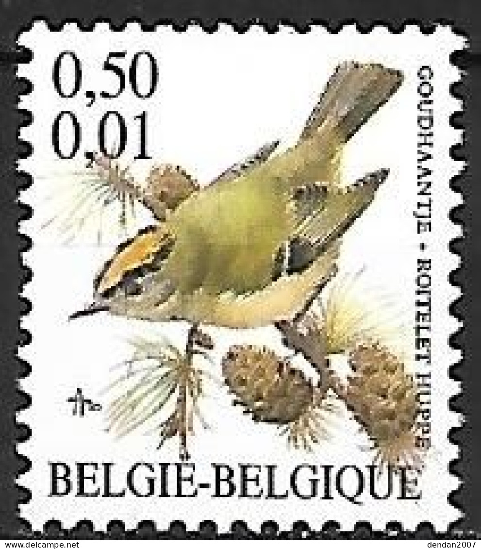 Belgium - MNH ** BUZIN -  0.50 BEF - 0.01 €  / 2001 : Goudhaan - Goldcrest  -  Regulus Regulus - Zangvogels