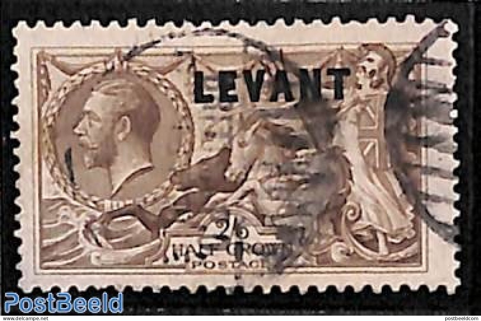 Great Britain 1921 Levant, 2/6sh, Used, Used Stamps - Gebraucht